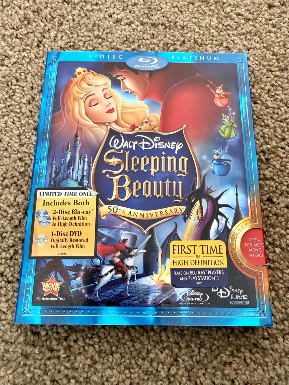 Walt Disney Sleeping Beauty 50th Anniversary Blu-ray